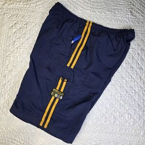 Vintage Starter Team University of Michigan Mens XL Cargo Shorts 90s Y2K Track